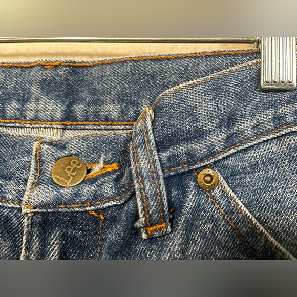 Vintage Lee Cotton Denim Blue Dad Workwear Western Jeans 30” Made in Canada - Picture 6 of 9